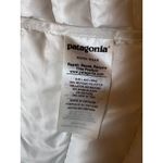 Patagonia  Goose Down Vest Womens Large White Puffer Quilted Packable Zip Pockets Photo 4