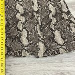 H&M Snakeskin Spaghetti Strap Above the Knee Dress with a Top Overlay Size Large Photo 8