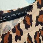 ZARA  Brown Leopard Print Dress Photo 1