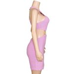 Lovers + Friends Francesca Knit Mini Dress, Bubble Gum Pink, Large Photo 6