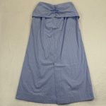 Tuckernuck  Women's Blue White Ticking Stripe‎ Maxi Skirt Size S New Photo 7