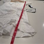 City Studio White Mini‎ Eyelit Dress Size small Photo 4