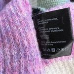 Veda Urban Outfitters Purple Green Striped Wool Mohair Blend Crewneck Sweater S Photo 6