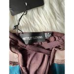 Pretty Little Thing Chocolate Brown /Teal Lace Up Bodysuit - UK Size 8 Photo 5