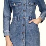 DL1961 Esme Denim Shirt Dress Full Button Front Mini length - XS EUC Photo 0