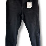 Pistola NWT  Size 33 Black Audrey Crop Mid Rise Cut Off Ankle Grazer Jeans Photo 0