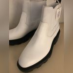 Ash women white leather master Chelsea boots US 10 Photo 0
