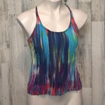 Hang Ten Multicolor Tie-Dye Strappy Back Tank Top – Size Small Photo 0