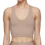 Alo Yoga Airbrush Real Bra Tank Taupe XS Photo 0