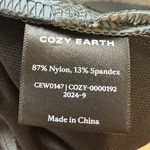 Cozy Earth Always Cropped Pants Nylon Stretch Oceanside Blue Medium Pull On Photo 6