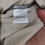 Metisu Black Lace Overlay Sheath Dress with Ruffle & Bow Women’s Size Small Photo 7