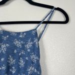 American Rag Women's Cropped Tie Back Floral Tank Top Blue Sz S Photo 2
