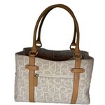 Calvin Klein Hudson Monogram Satchel Purse Desert Taupe Women's Shoulder Bag Photo 4