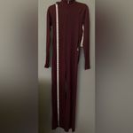 Athleta NWT + ALICIA KEYS Goddess Bodysuit, Maroon, Size M 450639 Photo 13