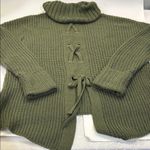 American Rag  Forest Green Turtleneck Sweater Photo 9