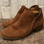SO  Meme Block Heel Ankle Boots Size 8 Chestnut Brown Photo 1