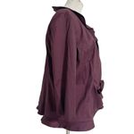 Alex Evenings  XL Petite Top Blouse Burgundy Evening Cocktail Party Wedding Photo 1