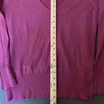 Chadwick's Vintage Chadwick’s V-Neck Magenta Sparkly Sweater Photo 2