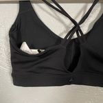 prAna  Women S Black Everyday Sports Bra Padded UPF 50 Stretch Gorpcore Athletic Photo 4