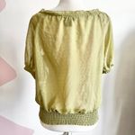 Ultra Flirt Vintage Sheer Peasant Top, Y2K‎ Cottagecore Whimsical Feminine Large Photo 1