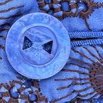 Anthropologie ELEVENSES
Blue Brown Floral Daisy Eyelet Gerbera Short‎ Size 12 Blue Photo 3