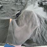 Victoria's Secret  Top Womens Small‎ Black V Neck Ruffle Collar Button Sleep Sheer Photo 7