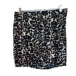 C. Wonder Women's Cabana Shorts Soft Elastic Tie Waist Pockets Leopard Size XXL Brown Photo 5