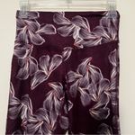 Champion Women’s Small Floral Print Cropped Leggings Purple Athletic Yoga Pants Photo 1