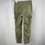American Eagle Stretch Cargo Straight Pants in Green Size 4 Regular Photo 3