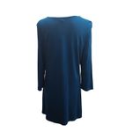 NorthStyle Teal Blue Ruched Sleeve Tunic Dress Size L Green Size L Photo 3