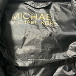 Michael Kors  petite quilted Hooded Black Packable Puffer Coat jacket size small Photo 6
