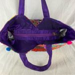 Handmade Indian Banjara Shoulder Tote Bag Bold Colorful Detailed Boho Patchwork Photo 7