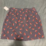 Hinge 🌟 HP 12/7 Nordstrom  Grey Floral Skirt M Photo 6