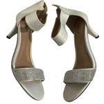 Style & Co Heels Size 5.5 M Rhinestone Embellished Ankle Strap Kitten Heels Photo 5