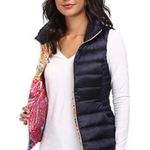 Lilly Pulitzer Allie Packable Vest Navy Photo 0