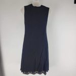 Bailey 44 Sleeveless Fit And Flare Dress Lace Trim Stretch Black Size M Photo 3