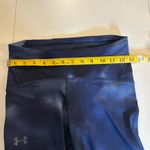 Under Armour Navy HeatGear Crop Leggings Womens S Performance Active Photo 6