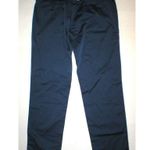 New NWT Womens 34 Dark Blue Fay Designer Pants Italy Satin Cotton Work Office Photo 4