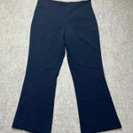 Berwich Pantalone Italiano Tailored Navy Blue Flared Dress Pants Size 31 NWT‎ Photo 0