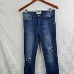 Free People  Great Heights Frayed Fringe Skinny Jean Size 26 Photo 3