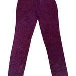 Elle  wine paisley print corduroy jeans Photo 0