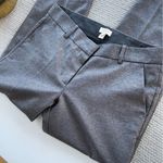 J.Crew Gunmetal Gray Silver Crop Straight Leg Trouser Dress Pant Size 4 NWOT Photo 11