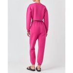 GREY LAB loungewear cropped sweatshirt in fuchsia‎ Size Small Pink Photo 1