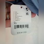 Free People  Intimately Blue Halter Neck Women's Top Photo 4