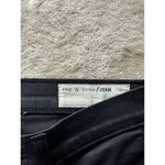 Rag and Bone Rag &‎ Bone Women's Dark Wash Zipper Capri Black Denim Size 24 Photo 4