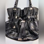 B. Makowsky Black Leather Shoulder Bag Photo 1