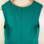Ann Taylor NWOT  Size 12 Kelly Green V-Neck Sheath Midi Dress Wedding Career Work Photo 8