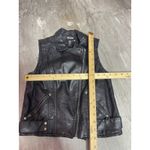 Hot Topic Hot‎ Topic Black Moto Vest XS Faux Leather Asymmetrical Bad Kitty C-0083 Photo 1