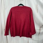 Chico's Travelers by Chico’s Women’s 3 Red Crinkle Jacket Cardigan Photo 2