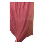 Fortune + Ivy  Mauve Pink Mixed Media Blouse | Business Casual Office Chic Top S Photo 3